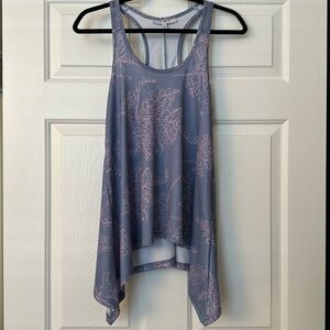 Ari South XS Women’s Top Lama Tank Hawaiian Print